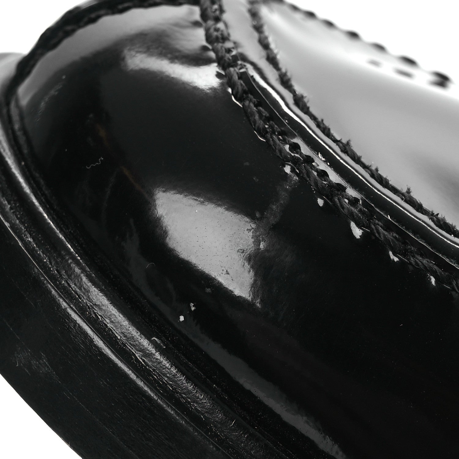 Chanel Patent Calfskin Logo Loafers 38.5 Black 11 of 11