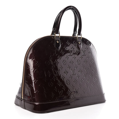 Louis Vuitton Vernis Alma GM Amarante 3 of 10