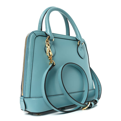 Gucci Boarded Plutone Calfskin Small Horsebit 1955 Top Handle Bag Dusty Azure 3 of 10