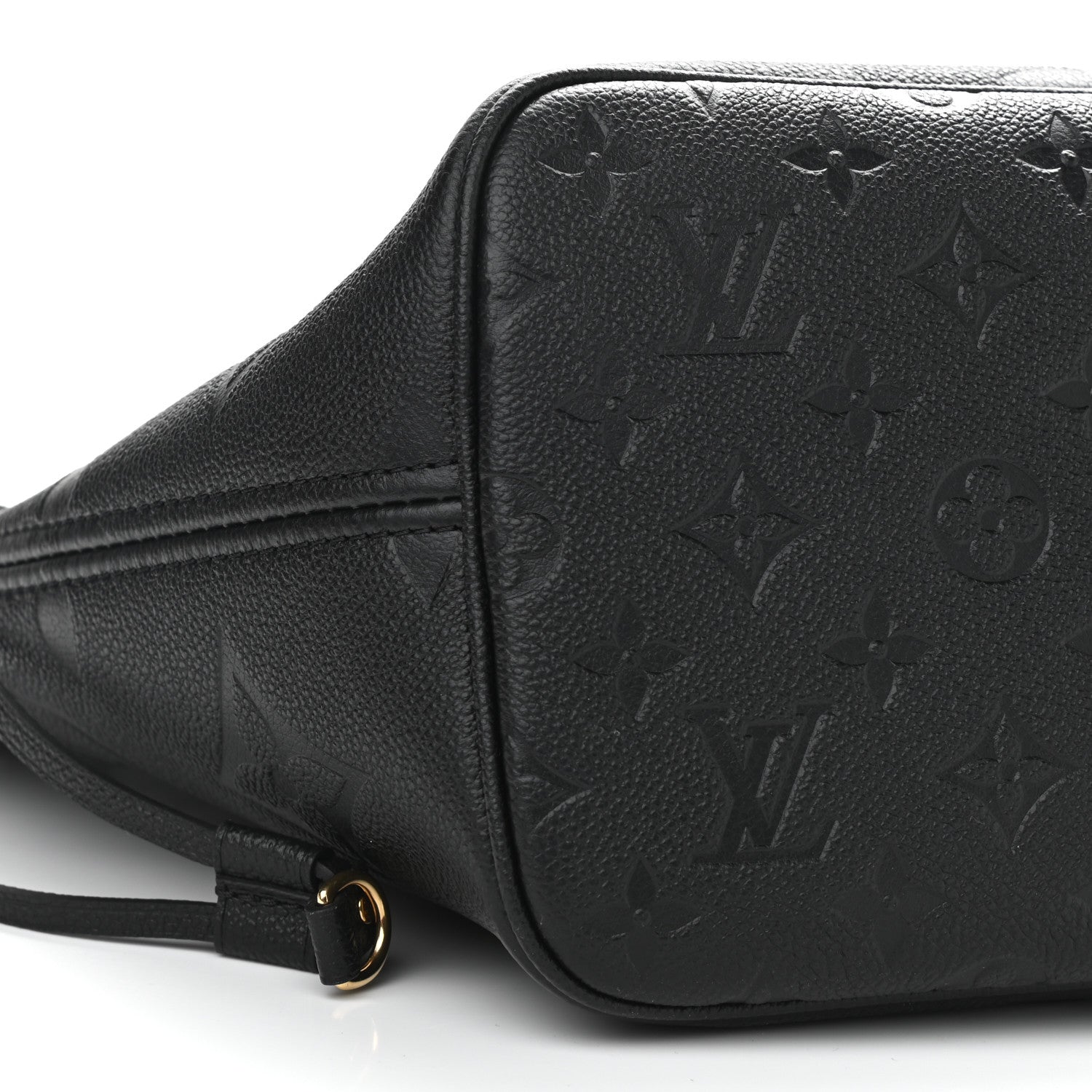 Louis Vuitton Empreinte Monogram Giant Neverfull MM Black 9 of 13
