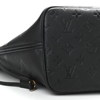 Louis Vuitton Empreinte Monogram Giant Neverfull MM Black 9 of 13