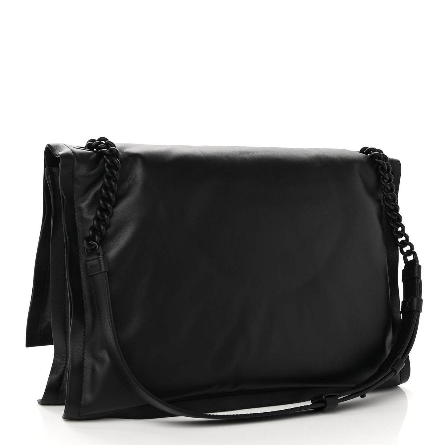 Calfskin Small Viva Bow Shoulder Bag Black