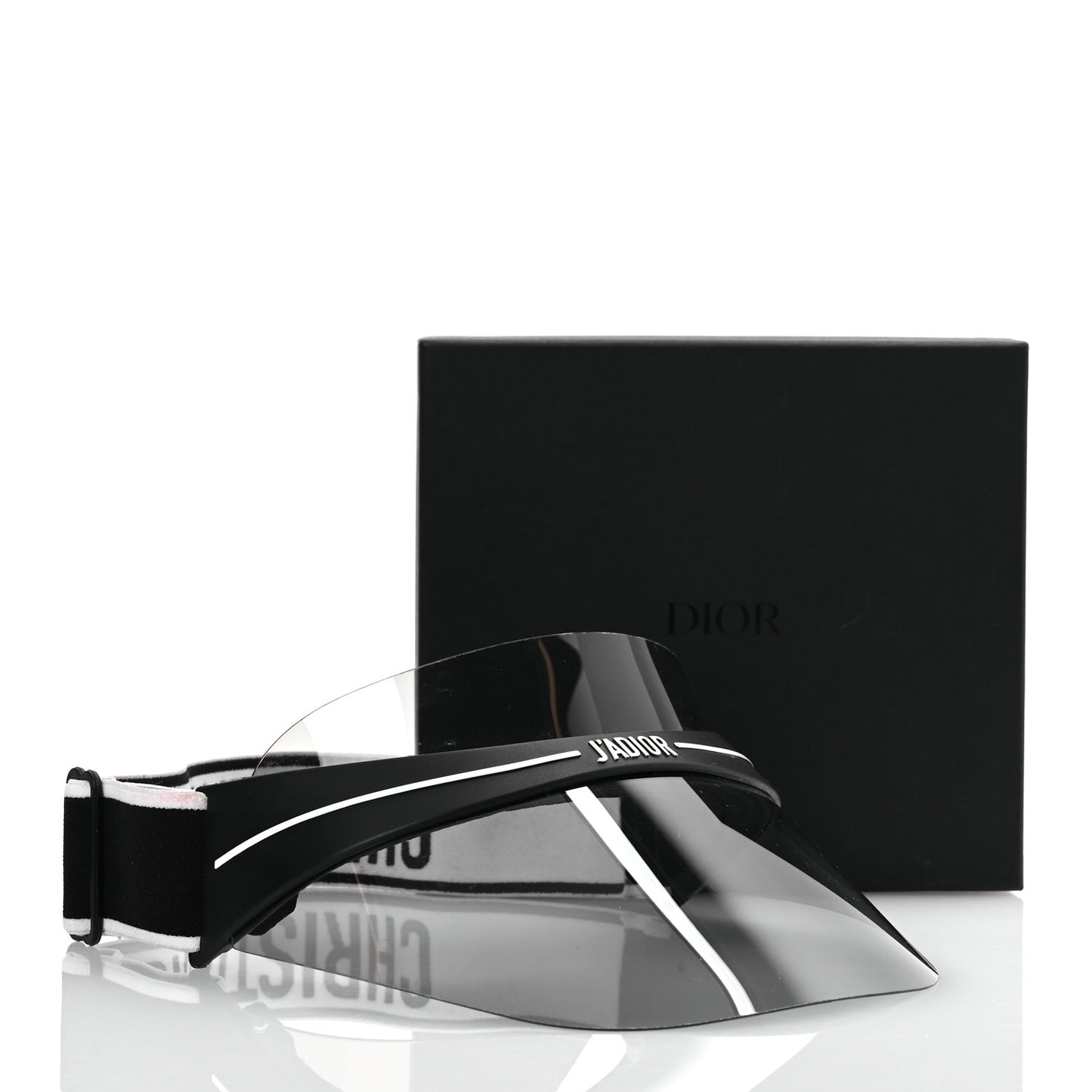 Mirrored DiorClub1 Sun Visor Black