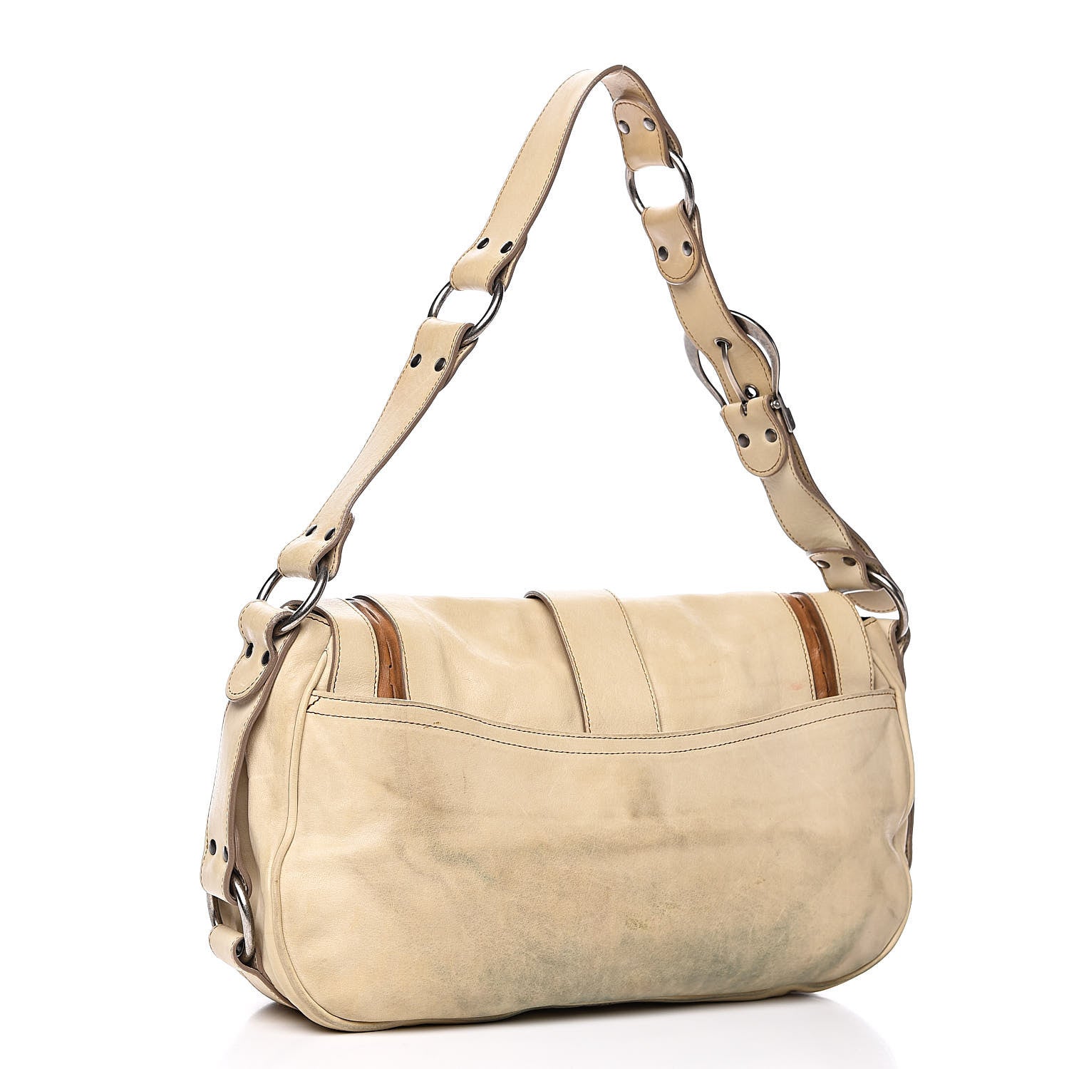 Christian Dior Calfskin Medium Gaucho Double Saddle Bag 3 of 18