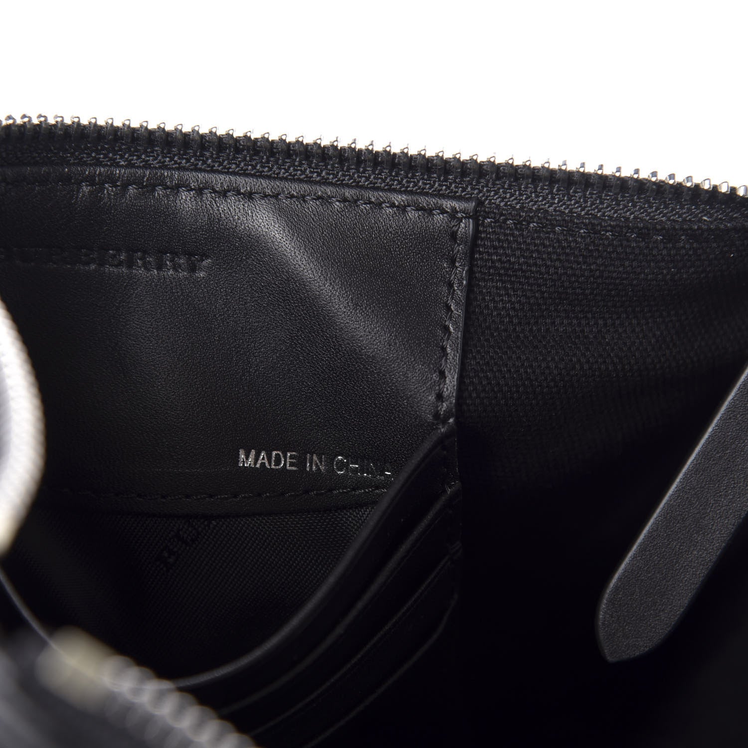 Burberry Mega Check Peyton Crossbody Clutch Bag Black 10 of 11