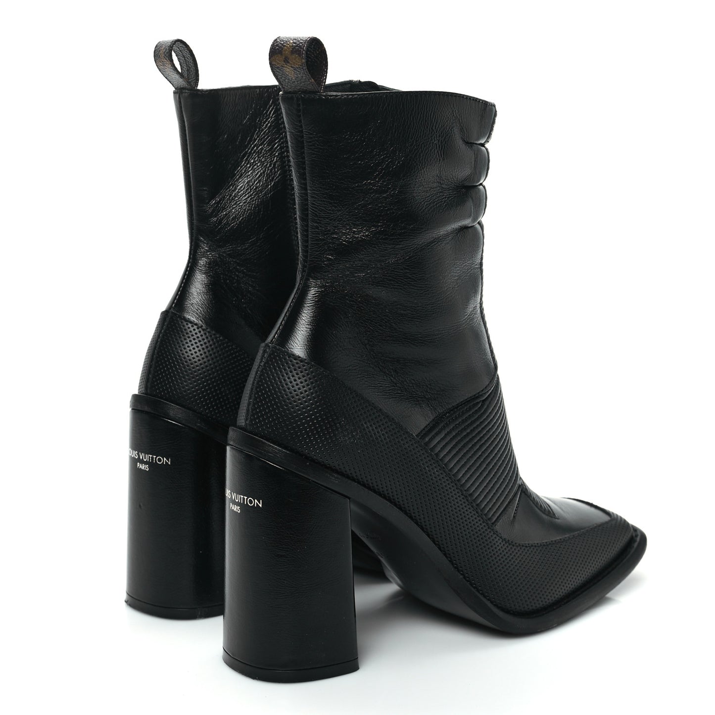 Calfskin Berlin Ankle Boots 38.5 Black