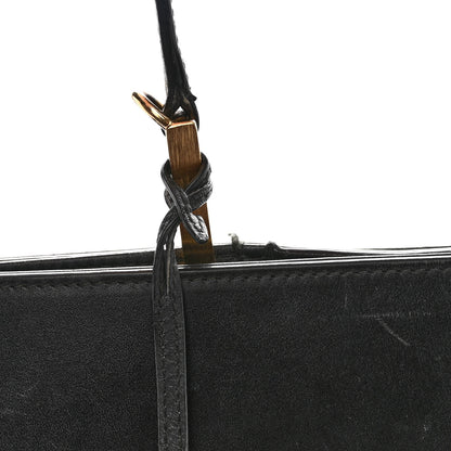 Balenciaga Calfskin Le Dix Soft Cabas M Shoulder Bag Black 11 of 16