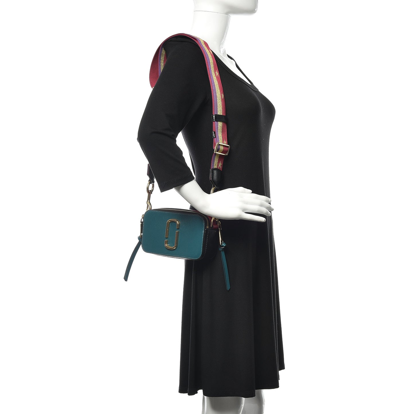 Saffino Small Snapshot Camera Bag Turquoise Multi