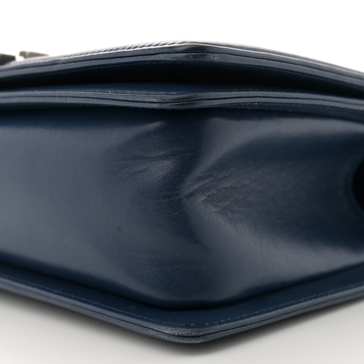 Lambskin Tile Medium Mosaic Boy Flap Navy Multicolor