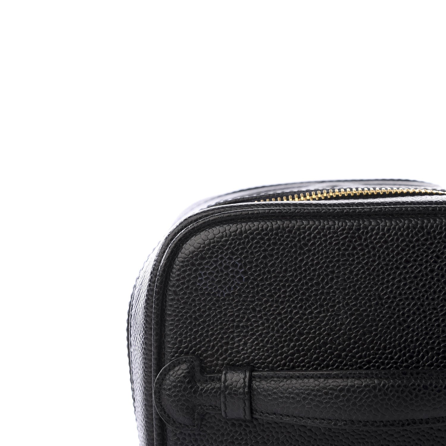 Chanel Caviar Cosmetic Vanity Bag Black 10 of 11
