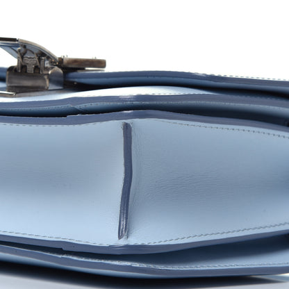 Celine Box Calfskin Small Classic Box Flap Bag Pale Blue 9 of 10