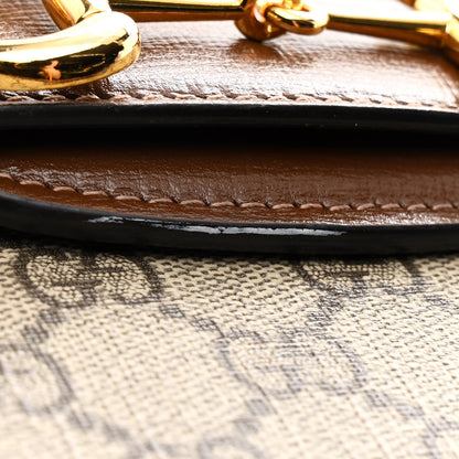 Gucci GG Supreme Monogram Horsebit 1955 Shoulder Bag Beige Brown Sugar 10 of 10
