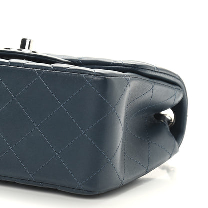 Chanel Lambskin Quilted Mini Square Flap Blue 9 of 9