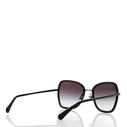 Chanel Square Frame Sequin Sunglasses 4277-B Black 4 of 8