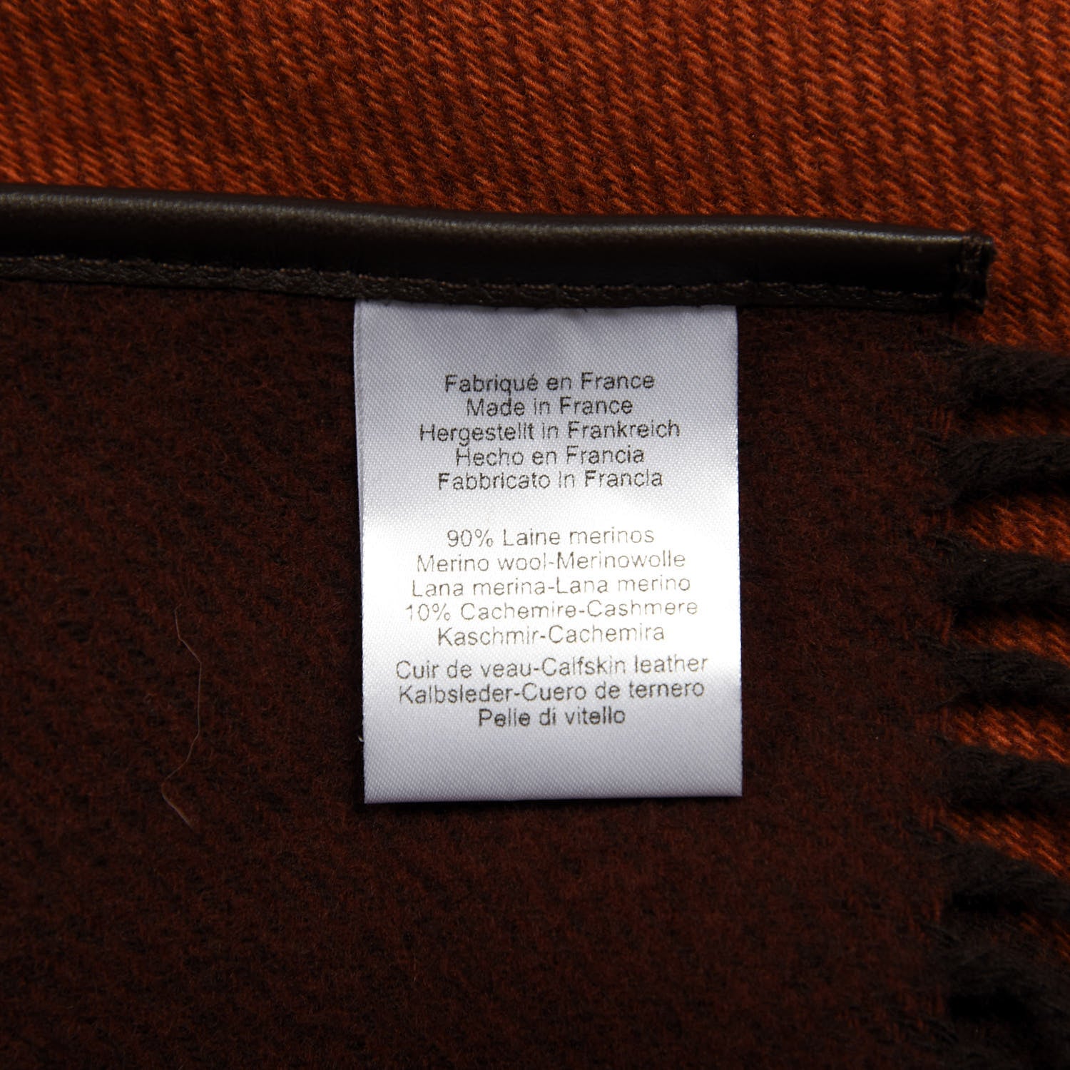 Hermes Merino Wool Cashmere Rocabar Poncho 3 of 3