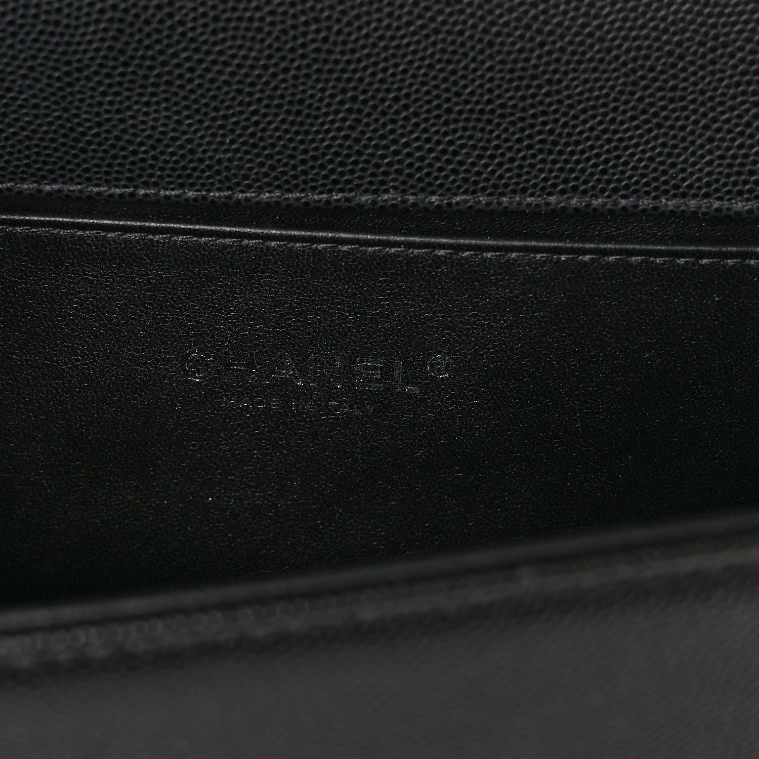 Chanel Caviar Quilted Medium Boy Flap Black 6 of 9