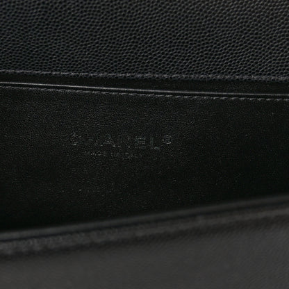 Chanel Caviar Quilted Medium Boy Flap Black 6 of 9