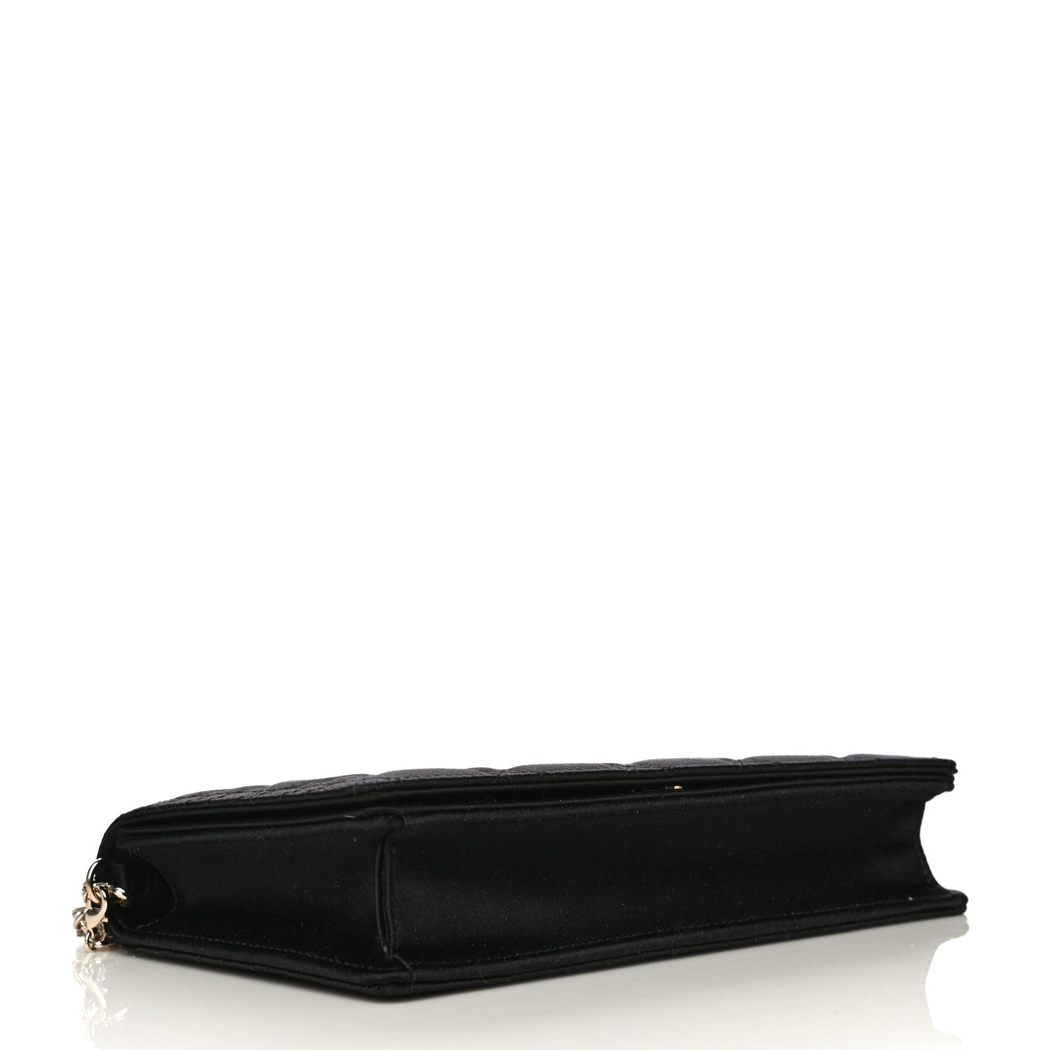 Christian Dior Satin Cannage Lady Dior Clutch Black 4 of 13