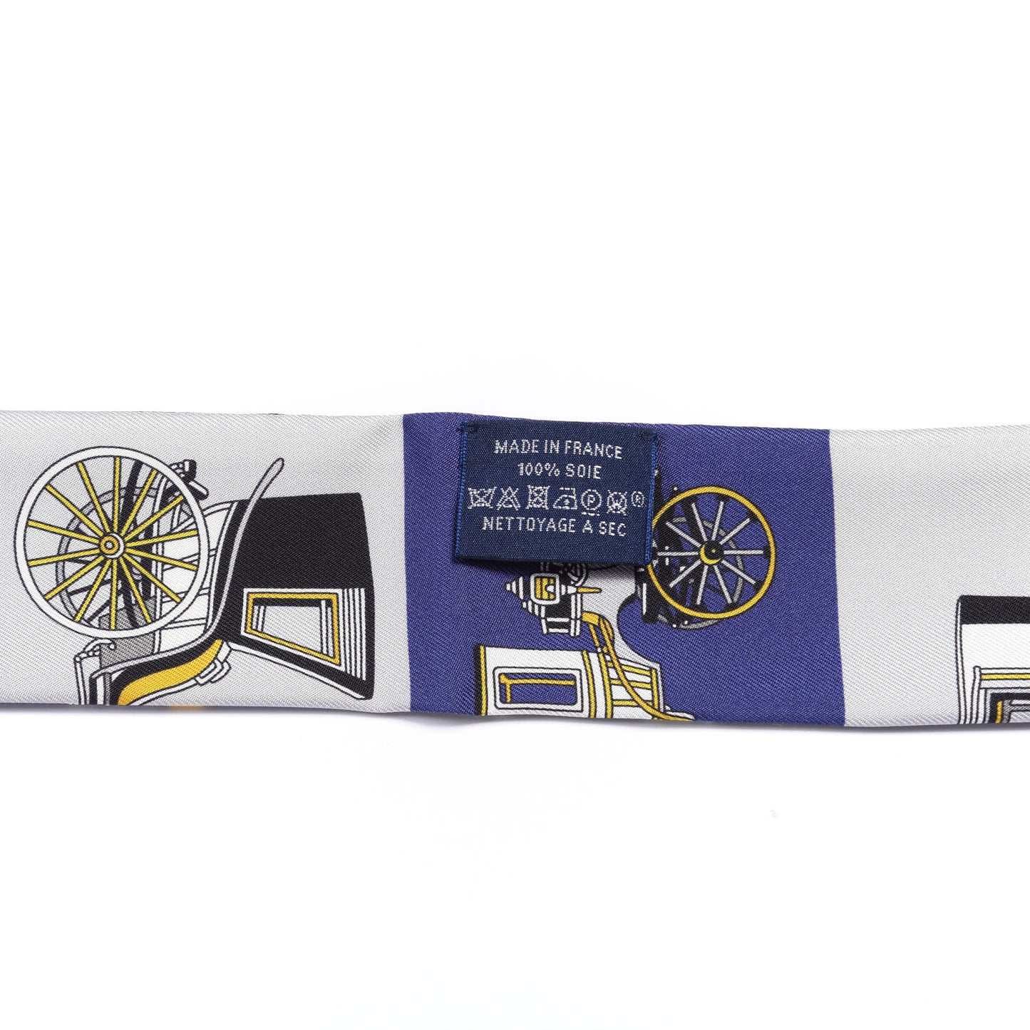 Silk Les Voitures Exquises Twilly Marine Gris Gold