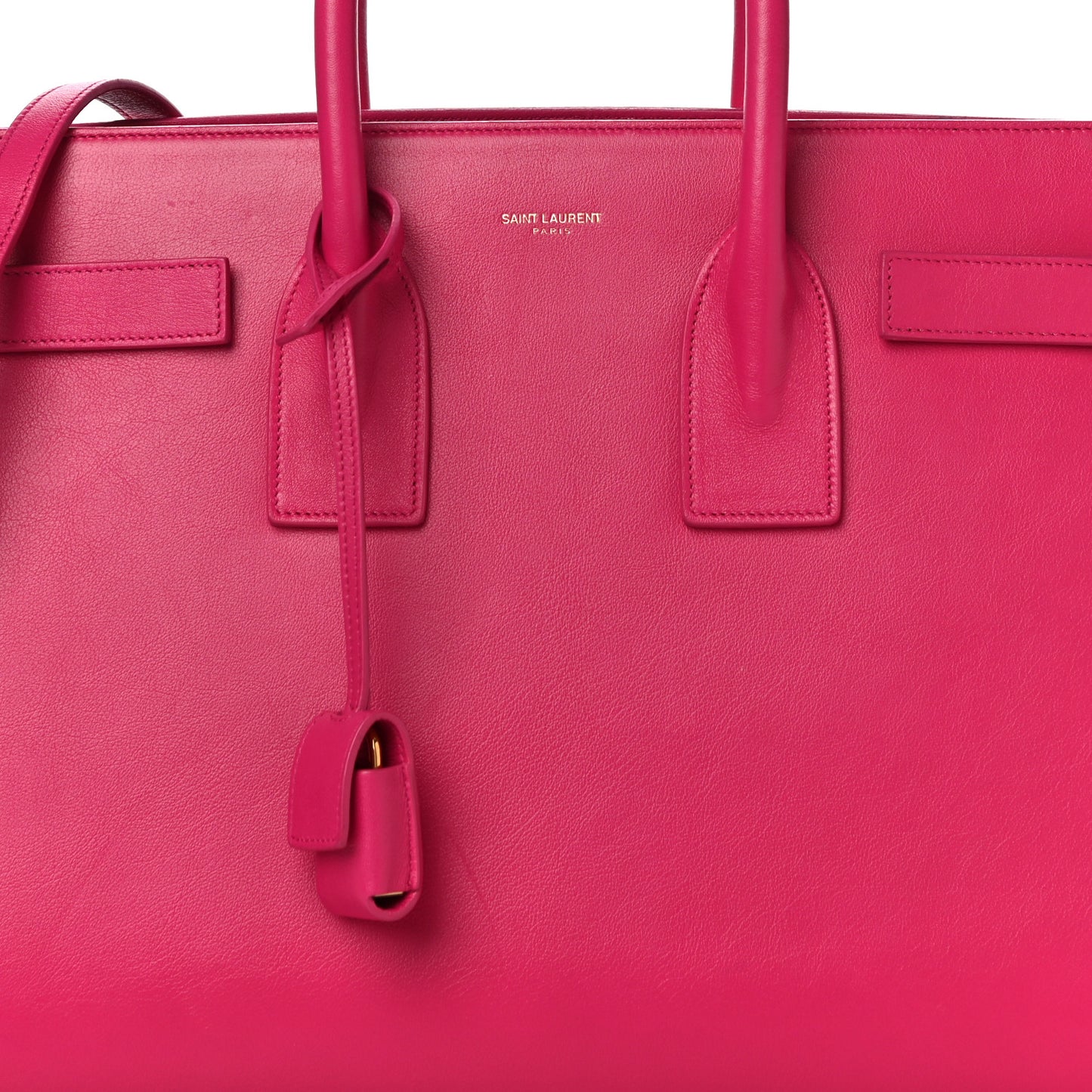 Calfskin Small Sac De Jour Lipstick Fuchsia