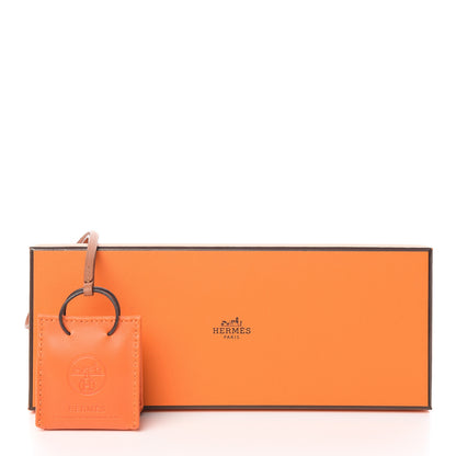 Hermes Milo Lambskin Swift Shopping Bag Charm Feu Gold 3 of 3