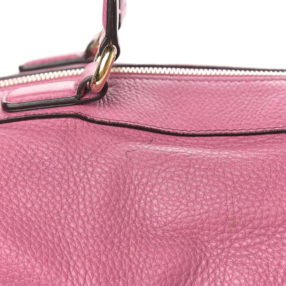 Gucci Pebbled Calfskin Medium Soho Boston Fresia Rose 10 of 10