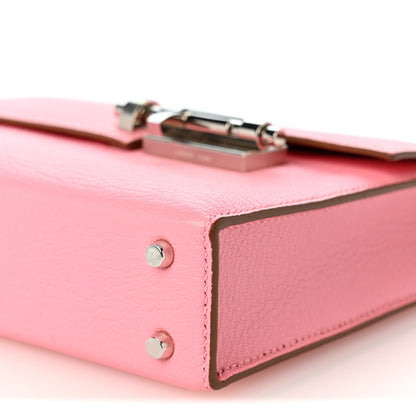 Hermes Chevre Mysore Mini Verrou Chaine Bag Rose Confetti 10 of 10