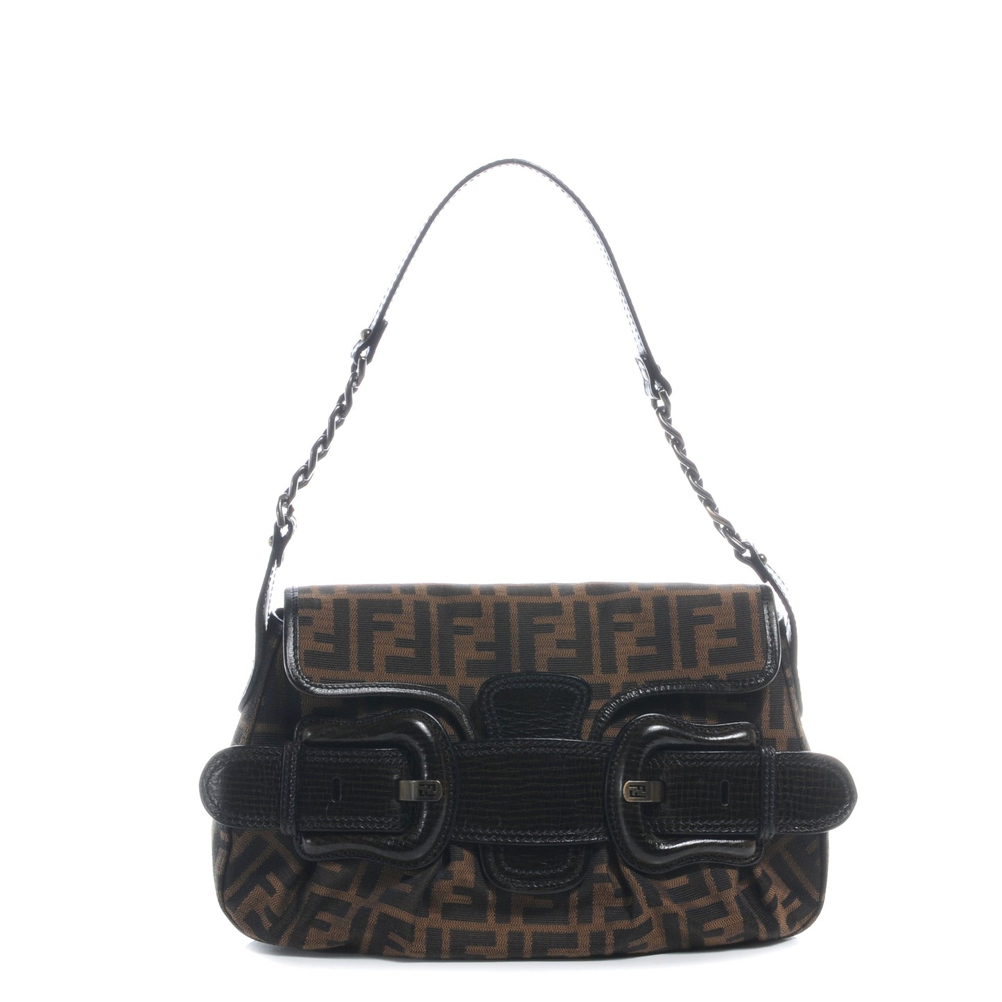 Zucca B Bis Flap Bag Tobacco Castagna