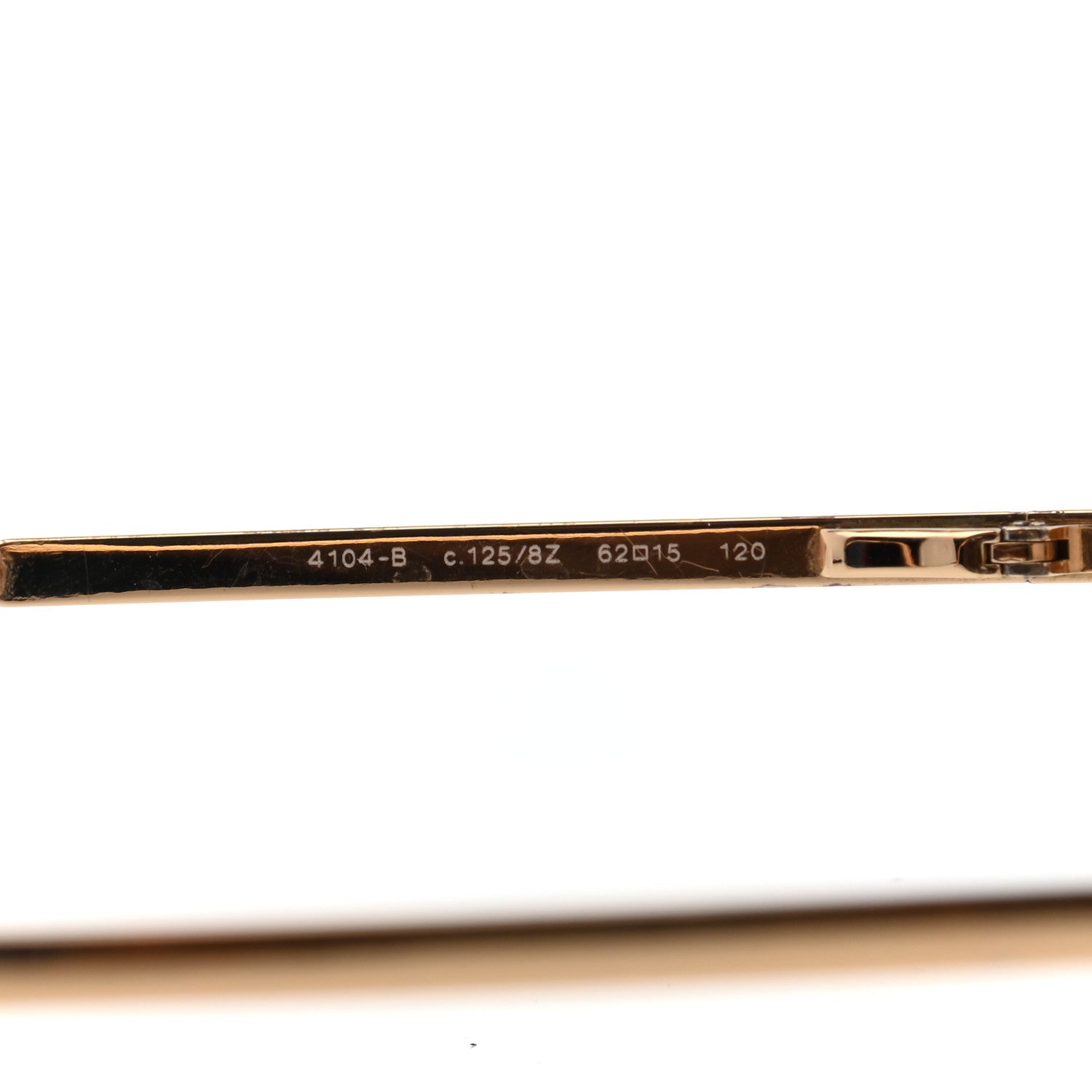 Chanel Crystal CC Logo Sunglasses 4104-B Gold 4 of 7