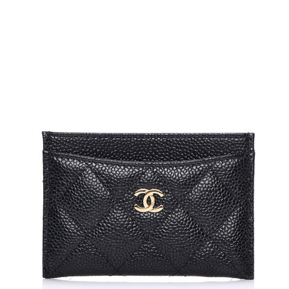 Chanel Caviar Quilted Card Holder Black 1 of 7