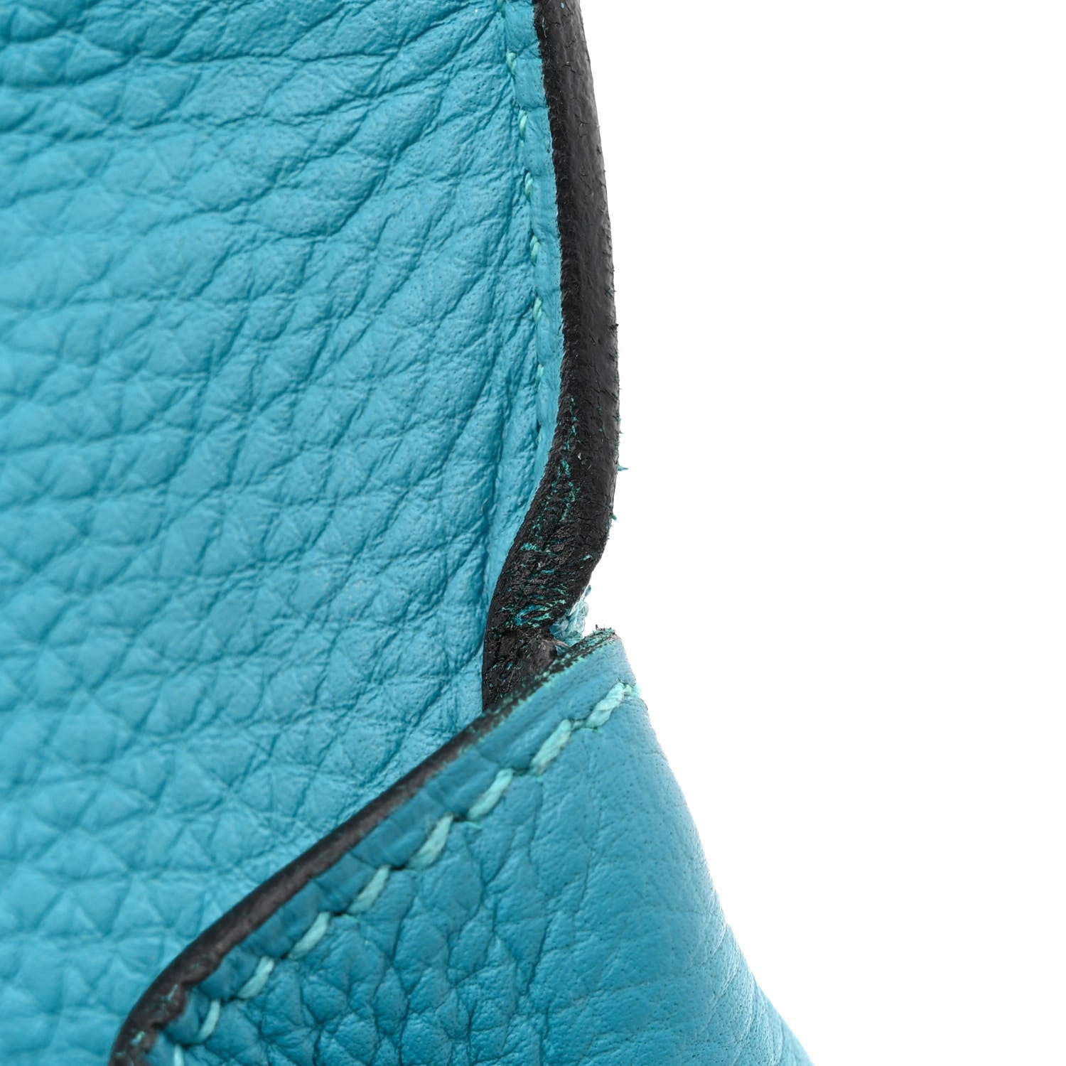 Hermes Togo Kelly Retourne 32 Turquoise 13 of 15