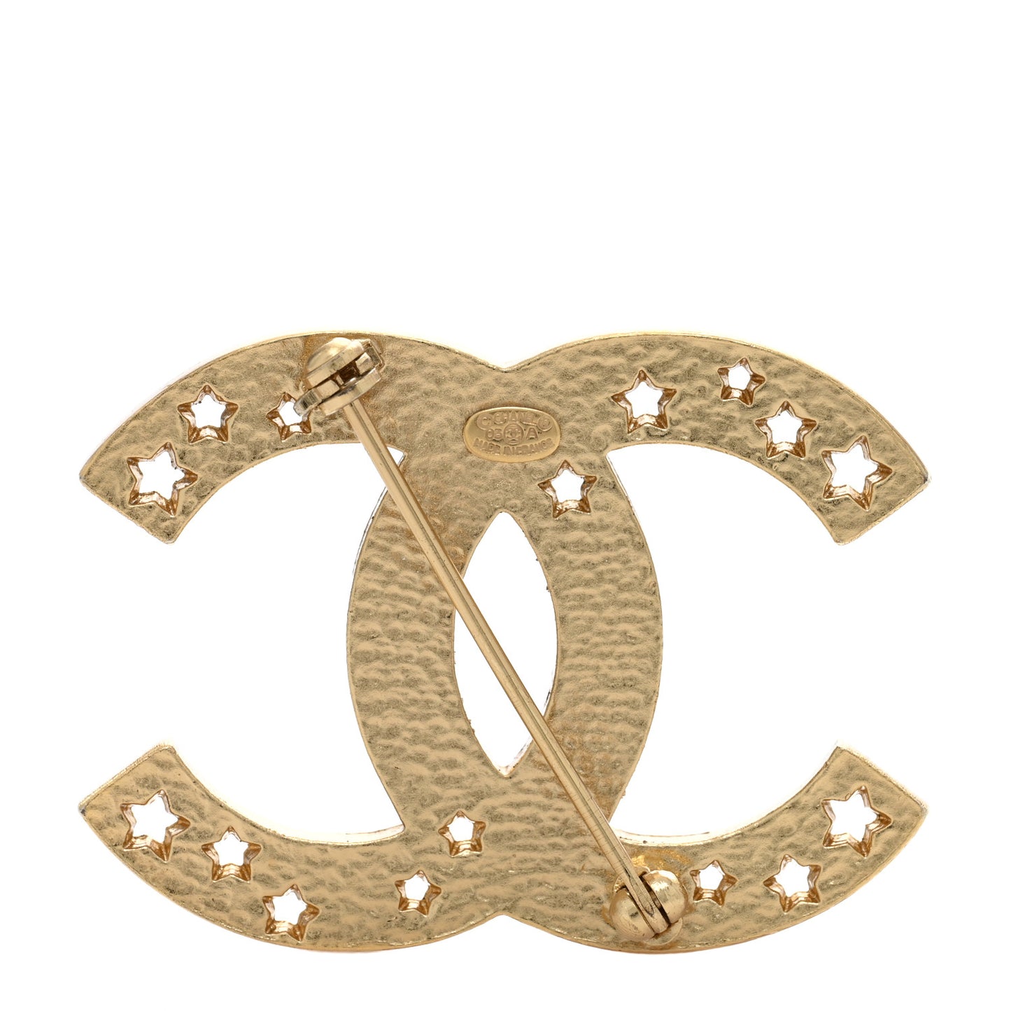 CC Star Brooch Gold