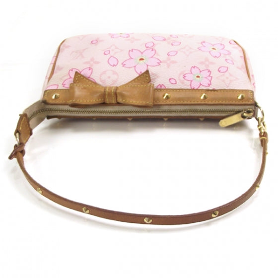 Louis Vuitton Monogram Cherry Blossom Pochette Accessories Pink 4 of 10