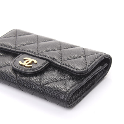 Chanel Caviar Quilted Flap Card Holder Black 6 of 11
