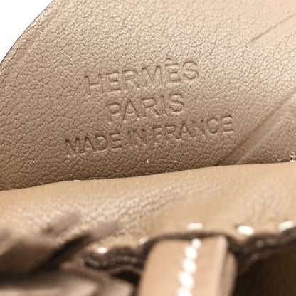 Hermes Milo Lambskin Grigri Rodeo Pegase Horse Bag Charm PM Etoupe 5 of 5