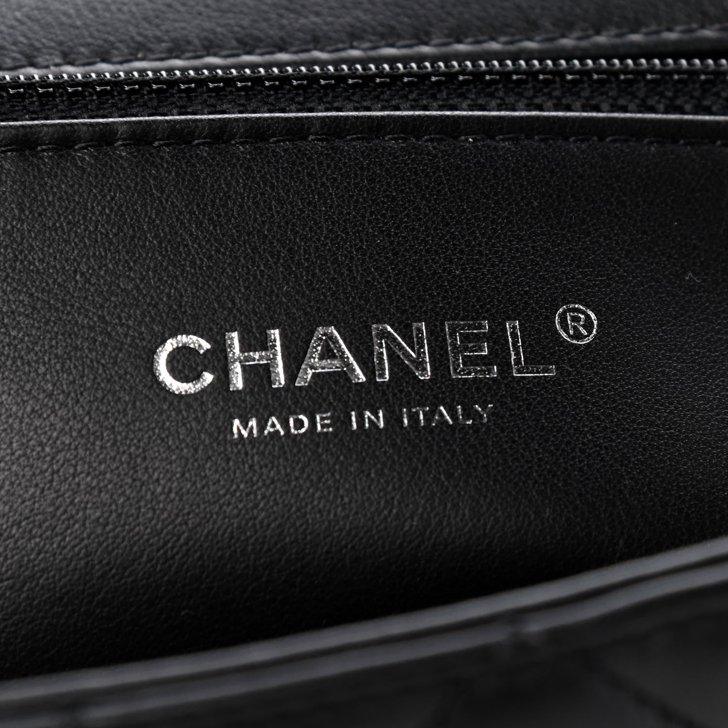 Chanel Calfskin Quilted Medium CC Filigree Flap Black 6 of 10
