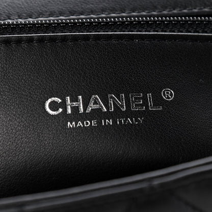 Chanel Calfskin Quilted Medium CC Filigree Flap Black 6 of 10