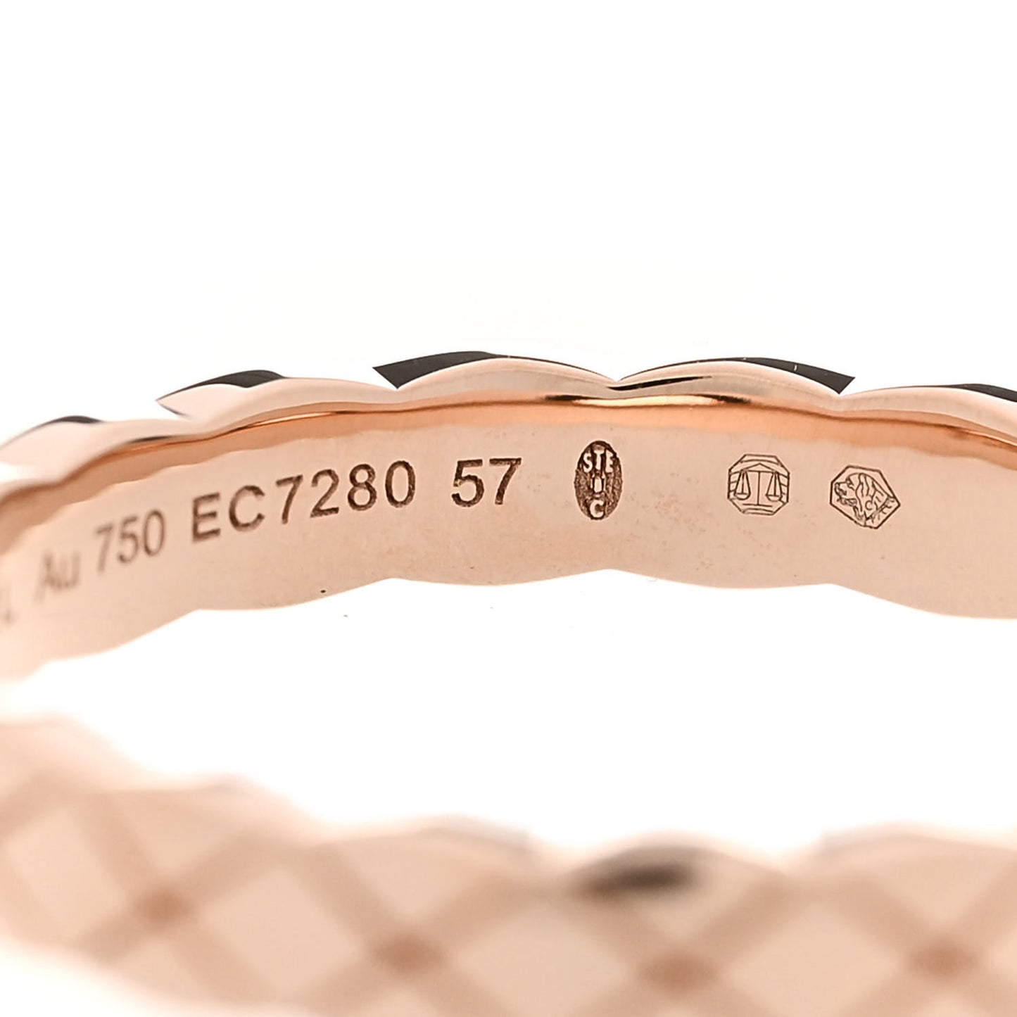 18K Beige Gold Mini Coco Crush Ring 57 8