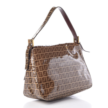 Fendi Vinyl Zucchino Mama Baguette Tobacco 3 of 7