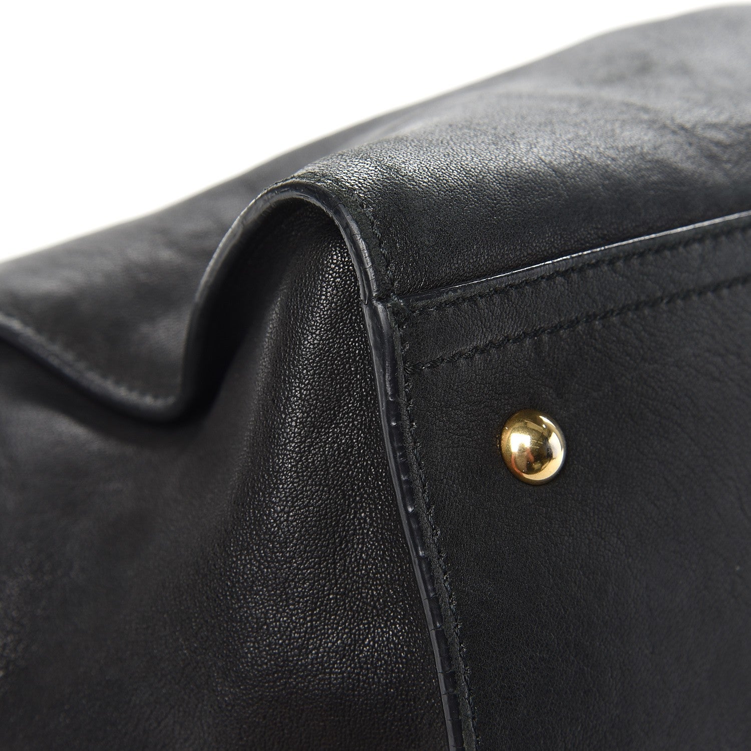 Saint Laurent Sheepskin Large Cabas ChYc Black 11 of 14