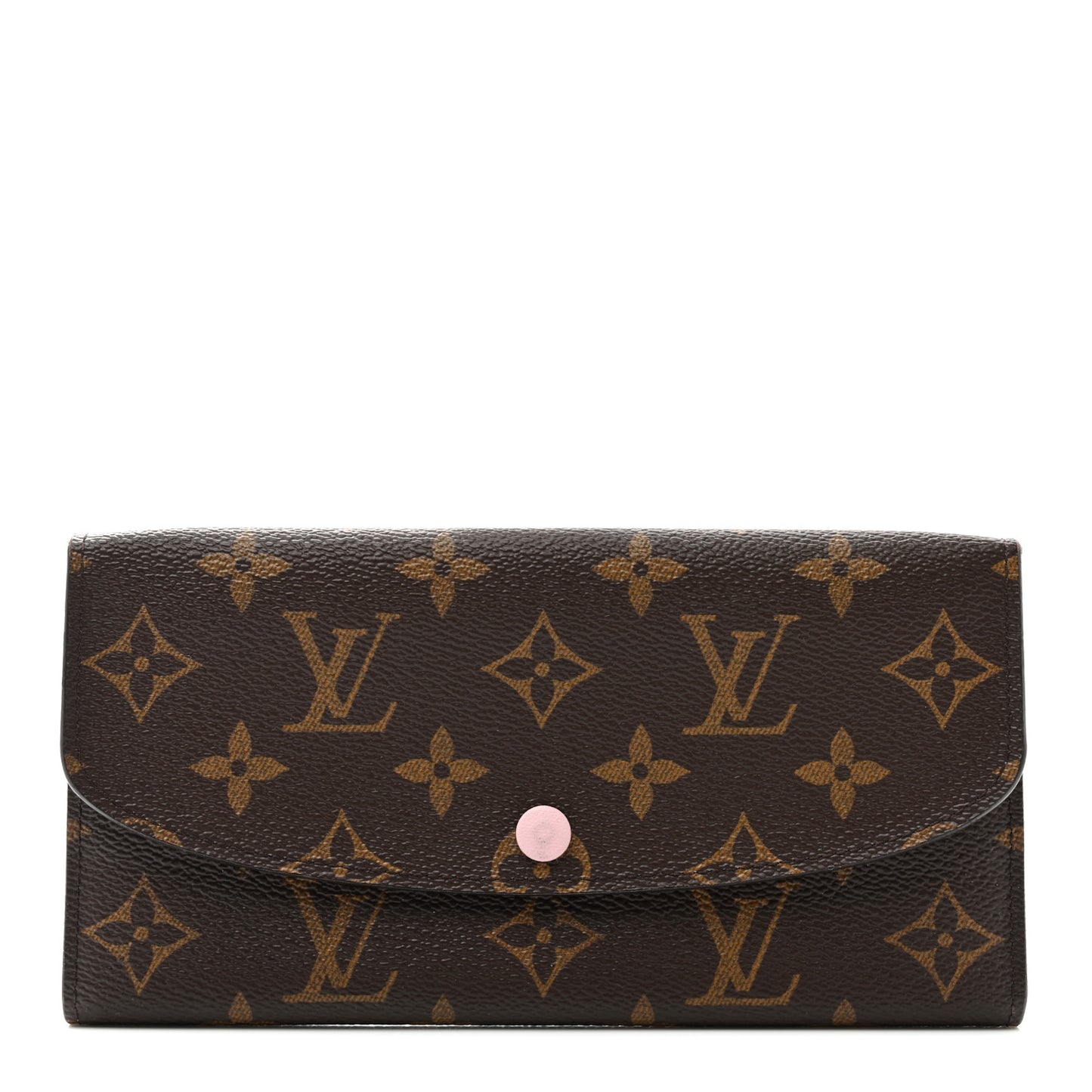 Monogram Emilie Wallet Rose Ballerine