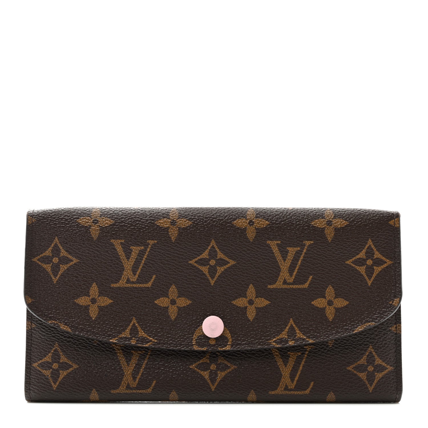 Louis Vuitton Monogram Emilie Wallet Rose Ballerine 1 of 10