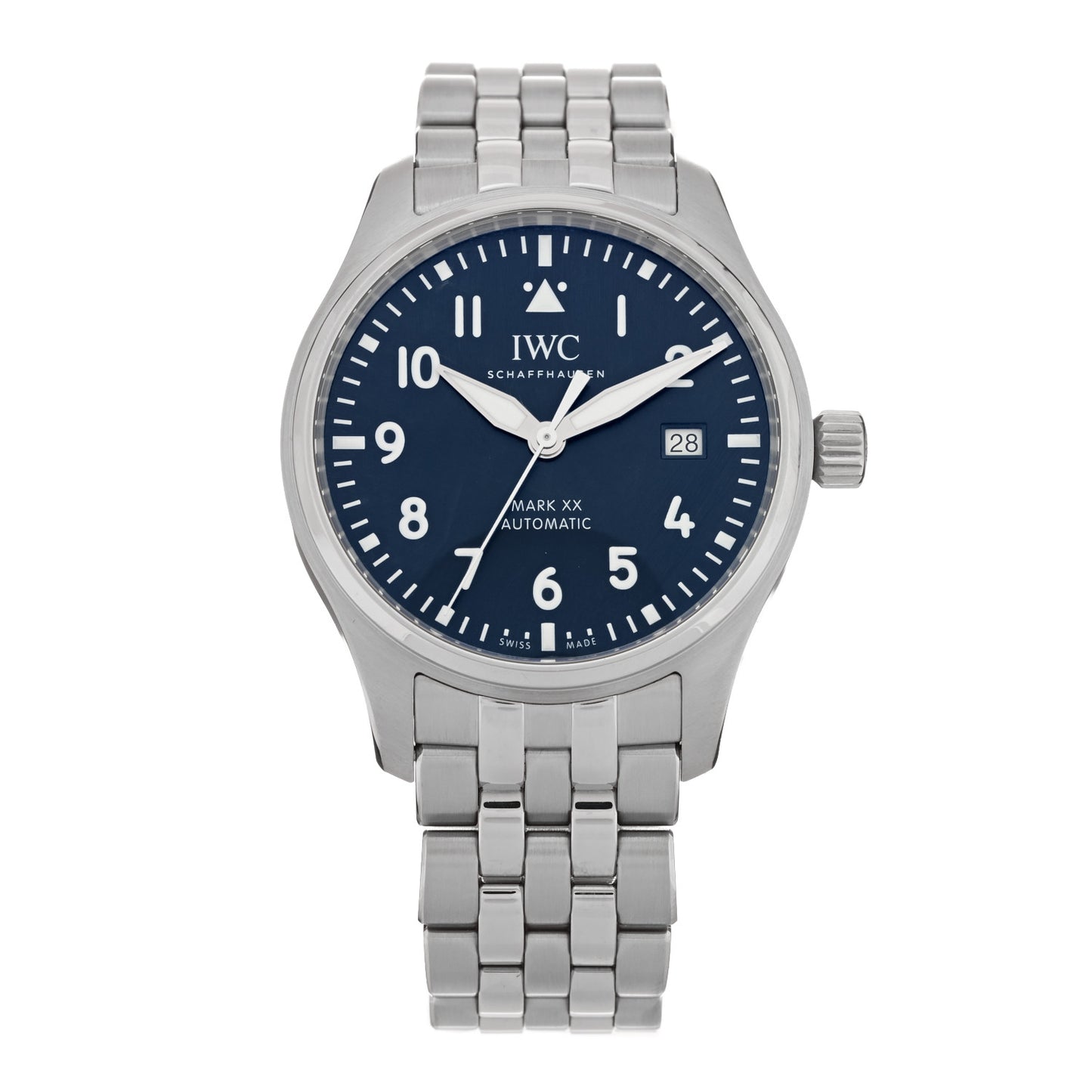 Stainless Steel 40mm Pilot Mark XVII Automatic Watch Blue IW328204