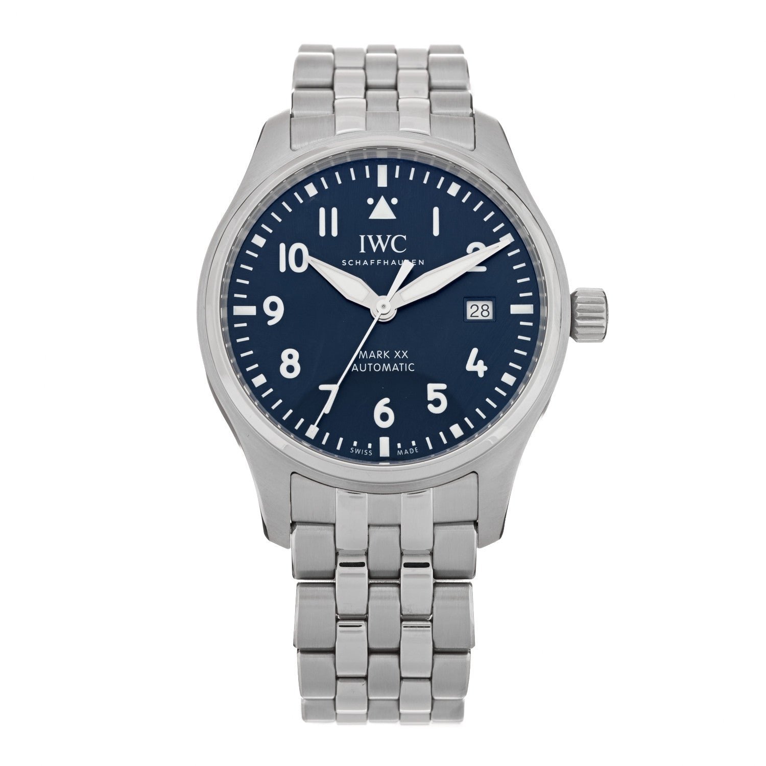 IWC Stainless Steel 40mm Pilot Mark XVII Automatic Watch Blue IW328204 1 of 5