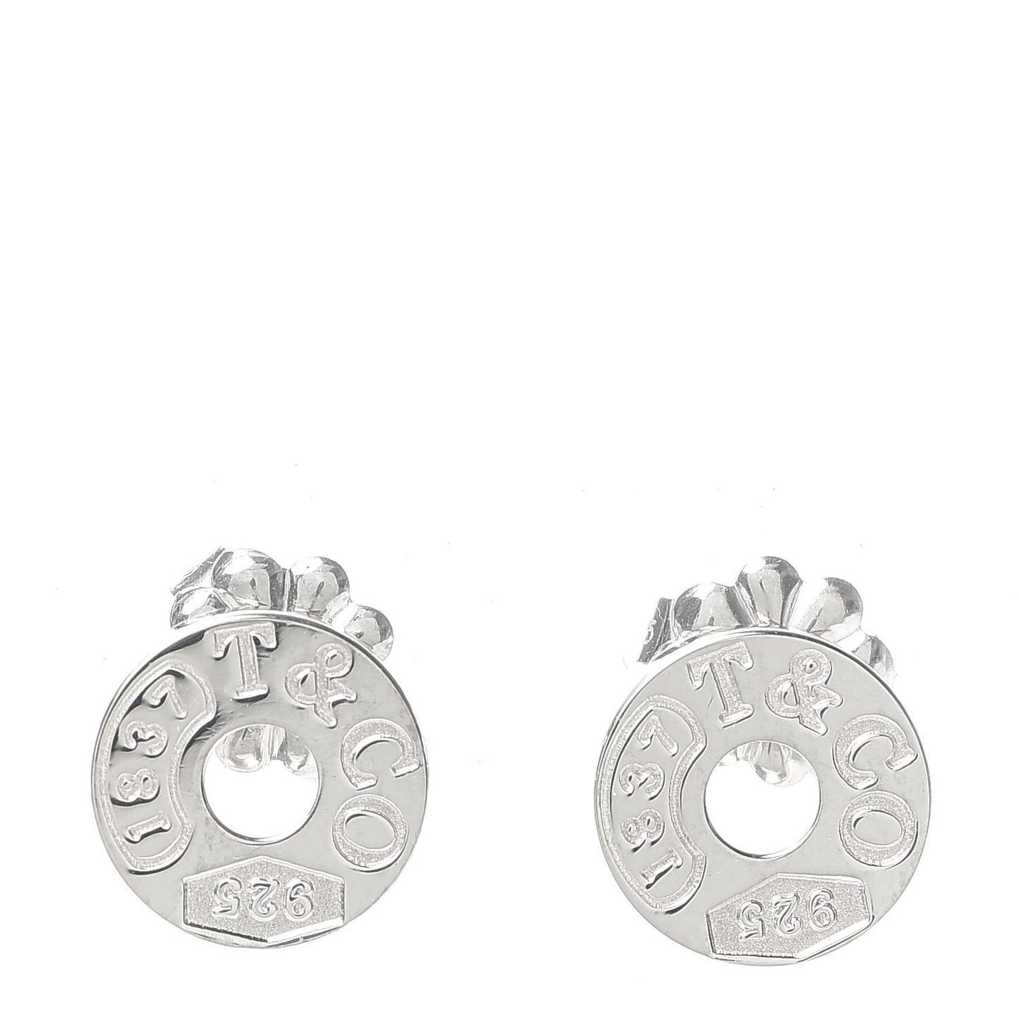 Sterling Silver 1837 Circle Earrings