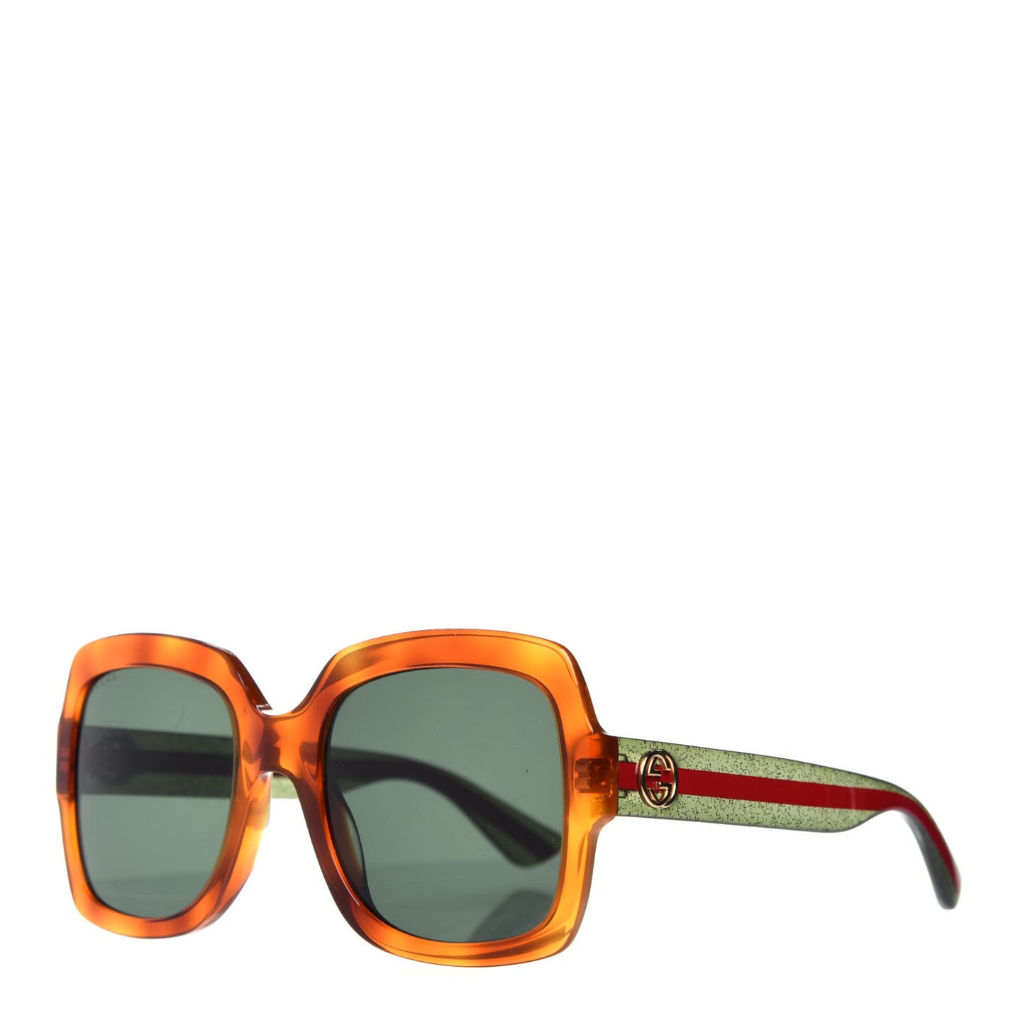 Oversize Square Web GG 0036S Havana