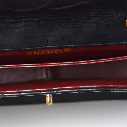 Chanel Lambskin Quilted Small Single Flap Black 10 of 14