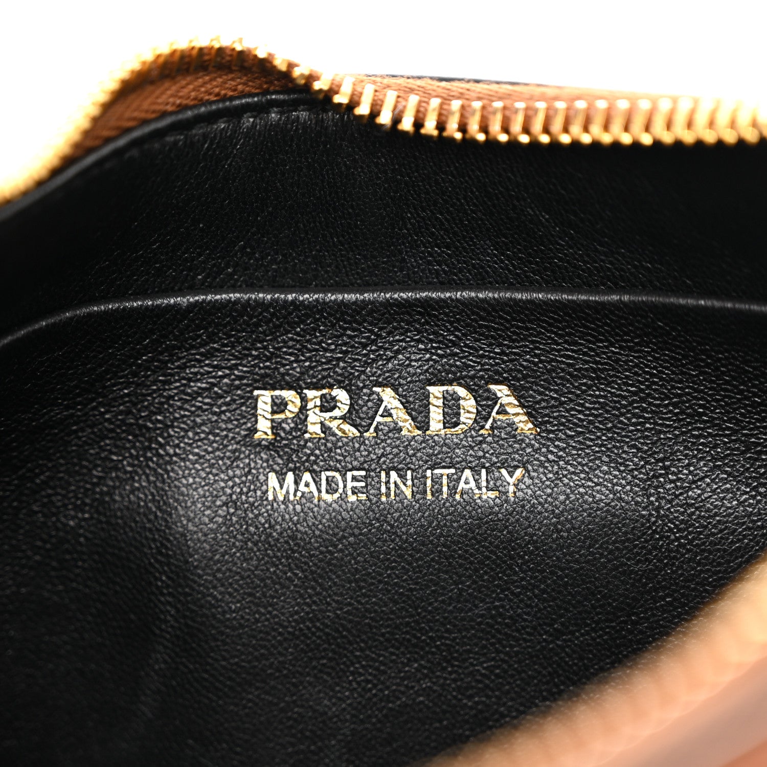 Prada Soft Calfskin Arque Shoulder Bag Cognac 6 of 10