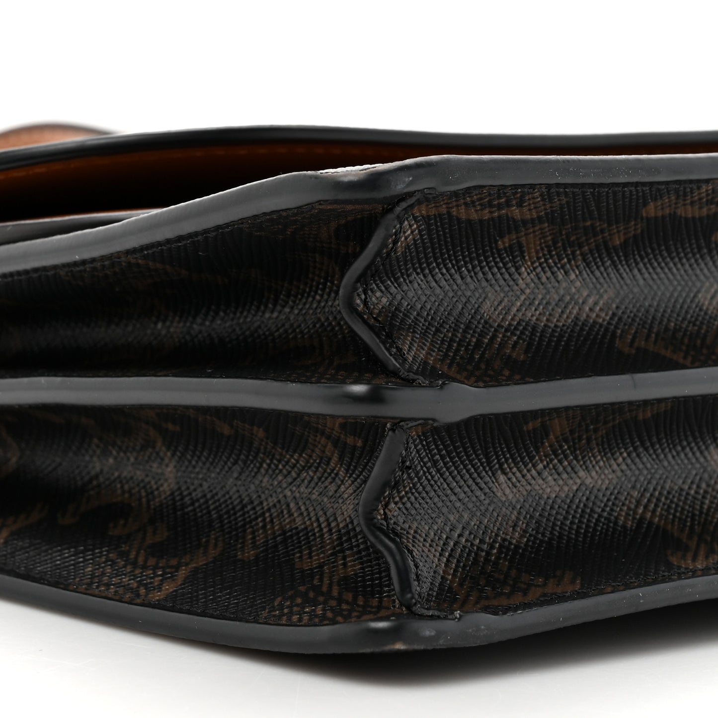 Triomphe Canvas Lambskin Wallet On Strap Tan