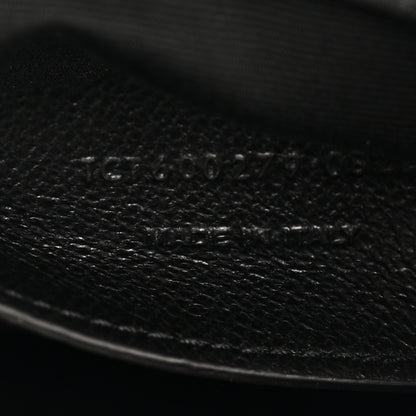 Saint Laurent Sheepskin Matelasse Chevron Monogram Medium College Bag Black 7 of 13